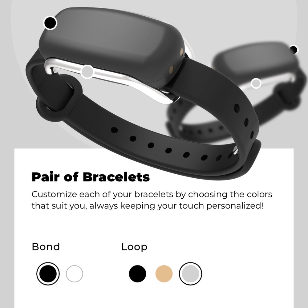 New in box - long distance relationship bracelet